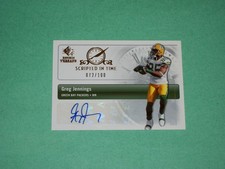 Greg Jennings Auto Card Upper Deck SP Rookie Threads /100 Green Bay Packers!!!!!