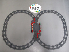 Lego Duplo Schienen / Gleise neu dunkelgrau 20 Kurven 2 Gerade 2 Weichen Übergan