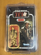 1983 Han Solo Trench Coat Vintage Star Wars ROTJ Jedi 77 Back Figure