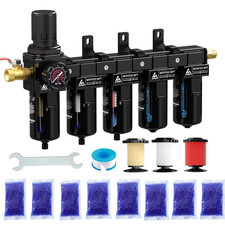 38 Npt 5 Stage Air Dryer For Compressor 5 0.5 0.01 Micron Filter Cartridge