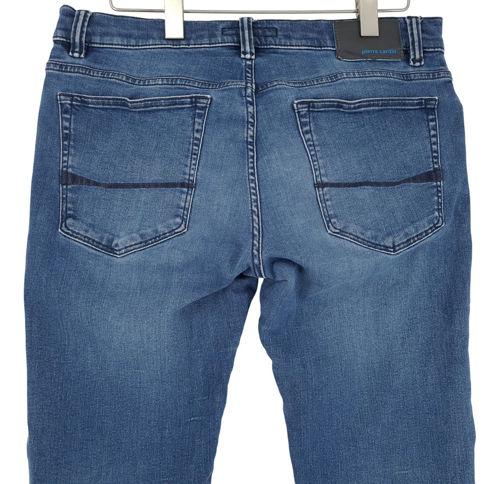 Vintage Pierre Cardin Jeans Men Stretch Regular Straight Rk4 Size W35 L32 - Image 3 of 4