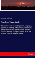 Lettie N. Calloway | Teachers' Hand-Book. | Taschenbuch | Englisch (2018)