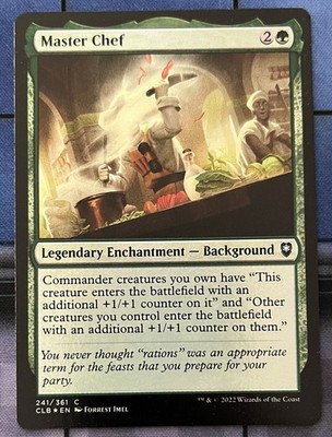 *foil* MASTER CHEF 241 Commander Baldurs Gate MTG Magic the Gathering