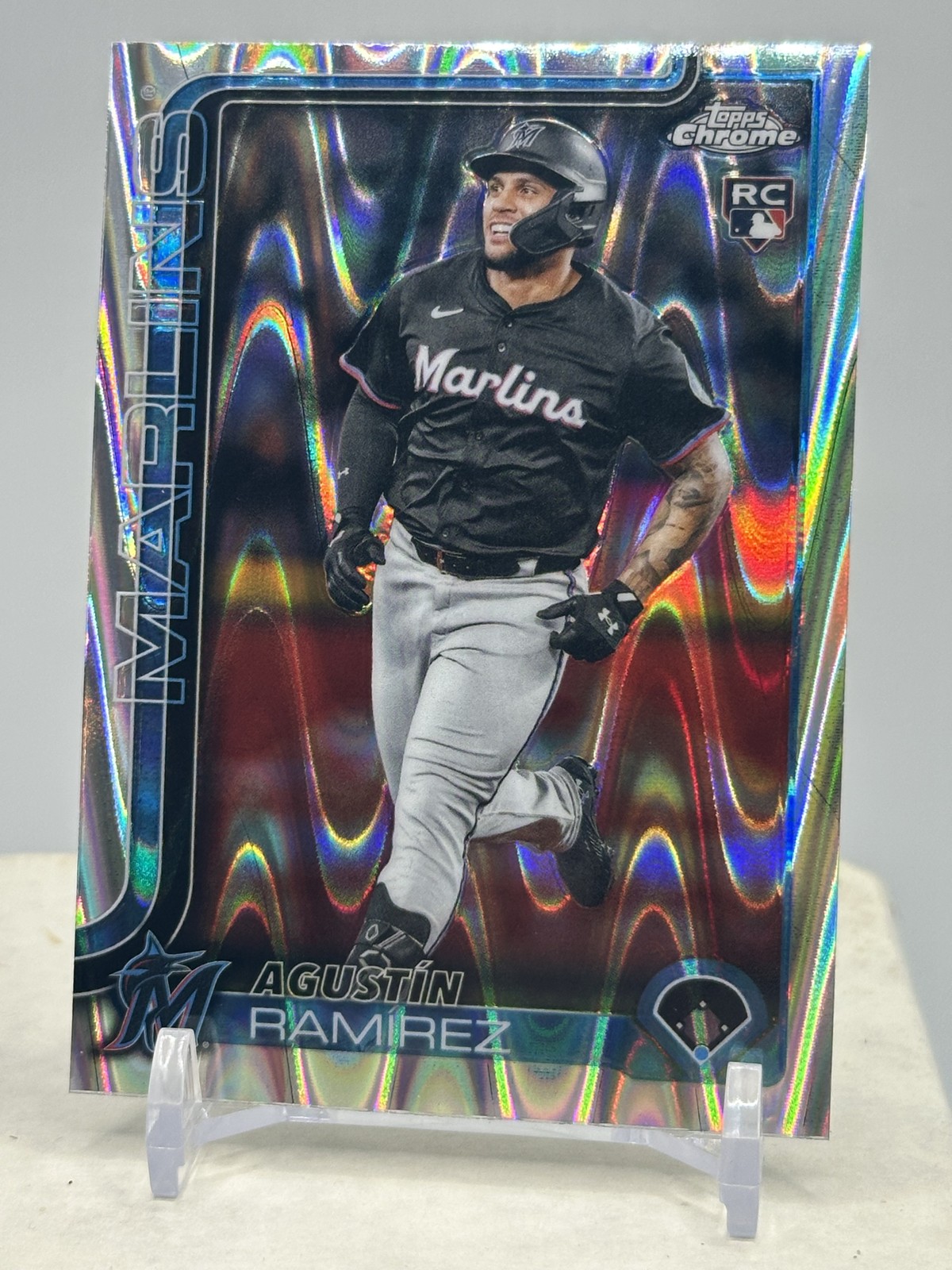 2025 Topps Chrome Update Series - Agustin Ramirez #USC200 RayWave Refractor (RC)