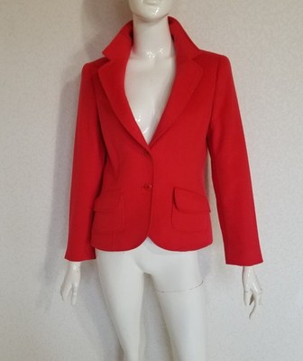 Escada wunderschöner sehr edler und super femininer super weicher Blazer Rot
