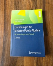 Einführung in die moderne Matrix-Algebra Sch...