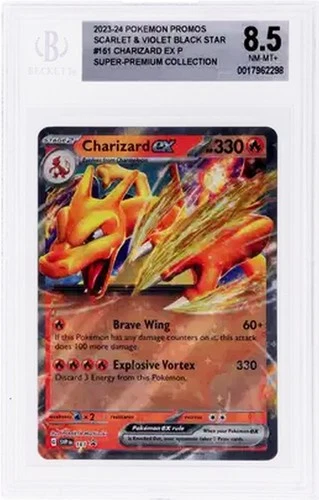 2023 Pokémon 161 TCG Pokémon Charizard ex Charizard Holo BGS 8.5 PROMO