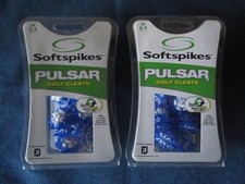 2PK 36pc PULSAR SOFTSPIKES FAST TWIST 3.0 GOLF CLEATS BLUE COLOR NEW FREE SHIP 