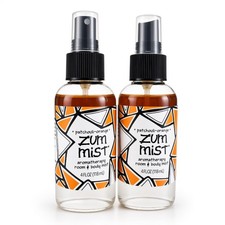 Zum Mist Patchouli-Orange Aromatherapy Room  Body Mist 4oz   Set of 2