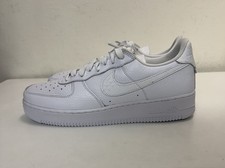 Nike Air Force 1 '07 Craft Low Hombre Talla 11 Triple Blanco Tenis CU4865-100 ¡NUEVO!!