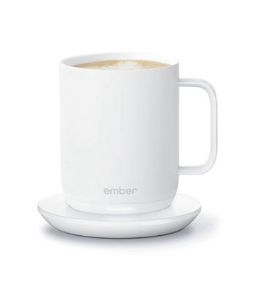 Ember Mug 2 Temperature Control 10oz Smart Mug 80 Min Battery Life -White GD1