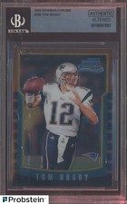 2000 Bowman Chrome #236 Tom Brady RC Rookie BGS Authentic Altered Centered