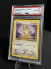 1999 POKEMON JUNGLE 1ST ED #56 MEOWTH PSA 10