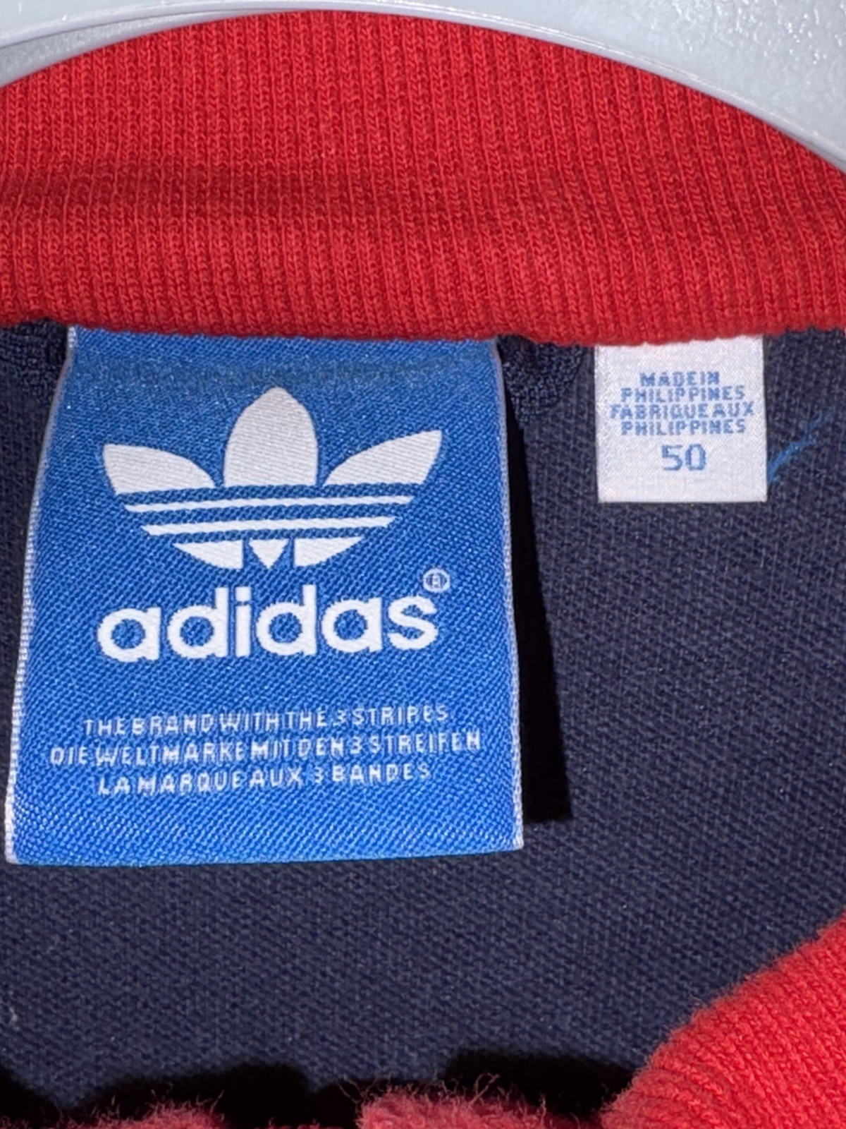 Adidas Originals Rare 2011 Sample Bayern Munich Track Jacket Navy/Red 50 Medium image 3