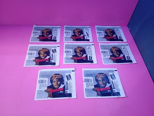 Michael Jackson 1984 LEER Topps Wax Wrapper X 8 - Bild 1 von 4