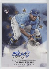 2024 Topps Series 1 Baseball Stars Gold 38/50 Osleivis Basabe #BSA-BAS Auto 13c1