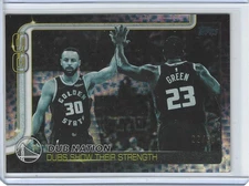2025 Topps Basketball Steph Curry Dub Nation #291 Flash Drop /50