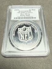 2025 PCGS GEM PL Randy White Cowboys 1oz .999 Silver ULTRA Hand Signed 1oz