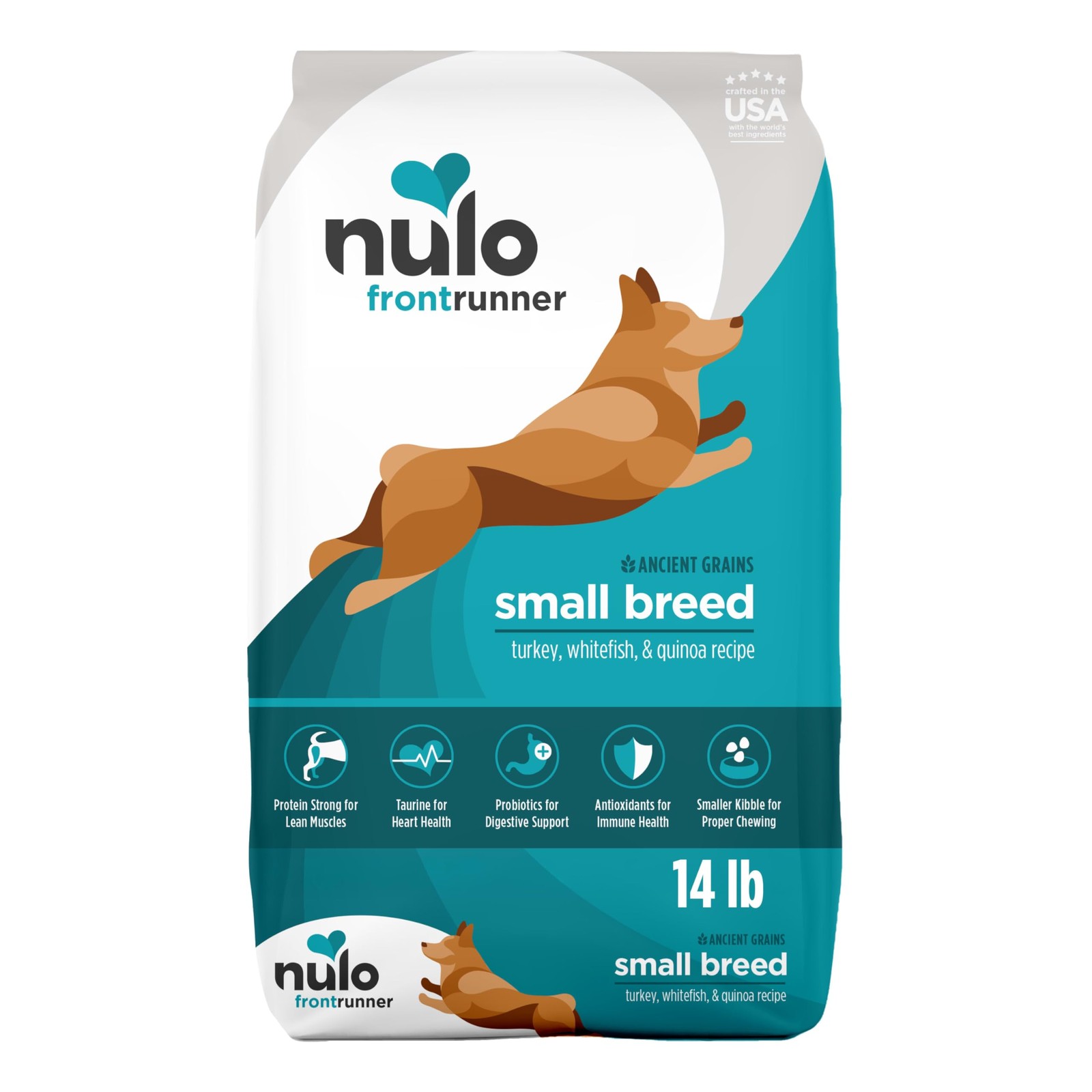 Frontrunner Small Breed Dry Dog Food, Premium Ancient Grain Small Kibble for ...