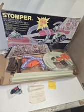 1982 Stomper SSC Super Cycle Boomerang Stunt Set #852 w Motorcycle,  incomplete 