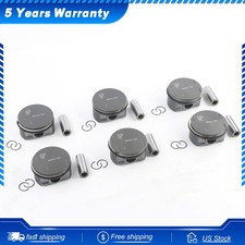 6x Pistons Rings Set 84mm Std For Bmw 330ci X3 X5 Z4 E46 E36 E85 M54b30 3.0l
