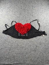 Victoria's Secret NWT Rosette Heart Corset Top - M - Removable Straps Unlined