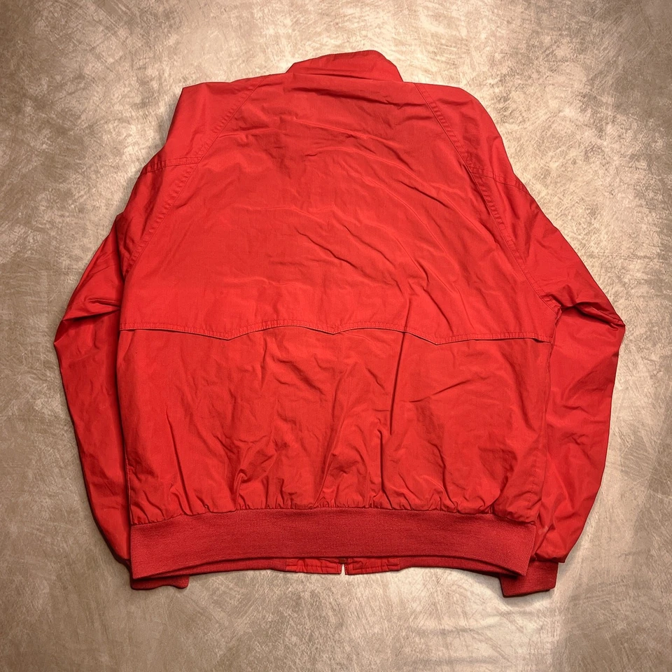 Vintage 90s Field & Stream Red Jacket Mock Neck Zip Up Plaid Lining Outdoor - Image 2 of 4