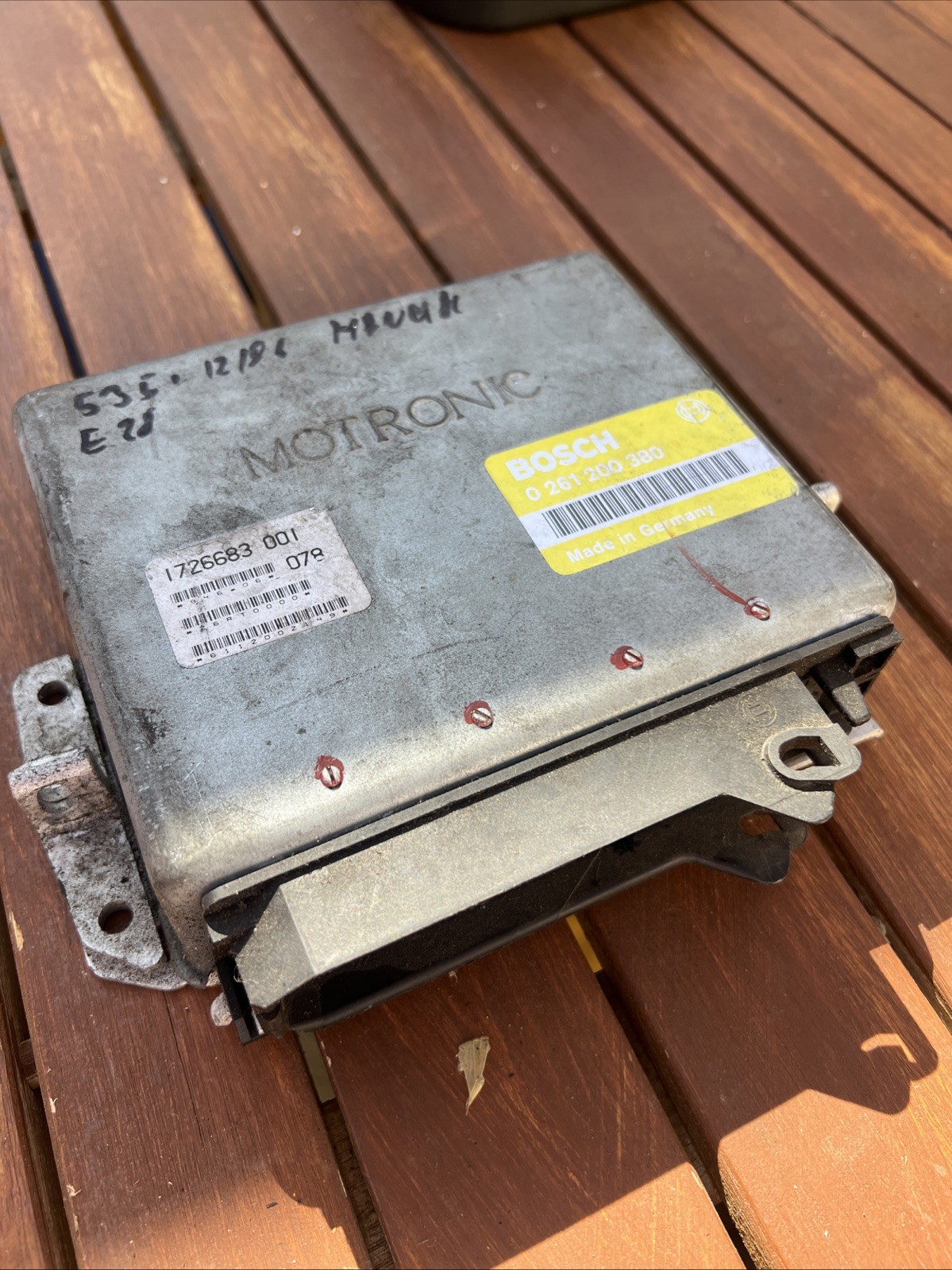 Bmw E28 535i E30 325i 0261200380 0 261 200 380 Electric Control Unit Ecu OEM