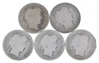 Better Lot 5 1903-O 1906-O 1908-D 1901-O 1898 Barber Dime 0.50 Face *264