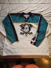 VTG Nike Sports Mighty Anaheim Ducks Men's Hockey Jersey Size XXL Made in Canada