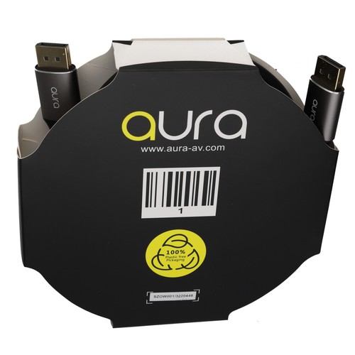 Aura Displayport v1.4 4K 60Hz Abgeschirmtes Flexible TPE Kabel Vergoldet Av 5m - Bild 13 von 13