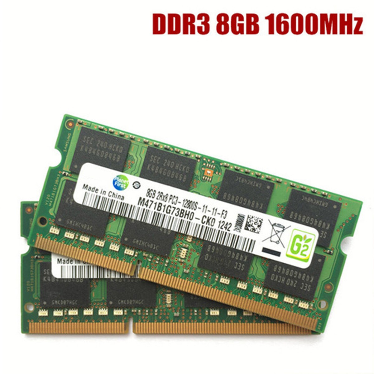 For Samsung 8GB DDR3 PC3-12800S 1600MHz Laptop Memory RAM Third