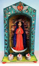 Cloth Folk Art Doll Sewing Pattern "Lady of Guadalupe Shrine" By Susan Barmore