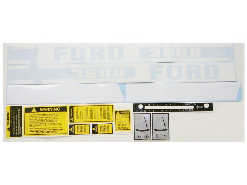 Autocollants écussons Pour Tracteur Ford New Holland 3000 - Neufs Sous Emballage - Fabriqué En Inde