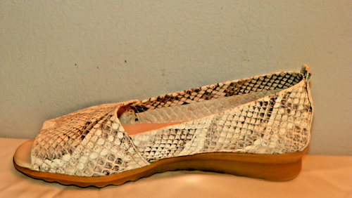 THE FLEX DAMEN ITALIENISCHE HAUT FLACHE SCHUHE GRÖSSE 6,5 M - Bild 3 von 4