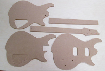 Ibanez D 500 Gitarre Schablone templates Gitarrenbau