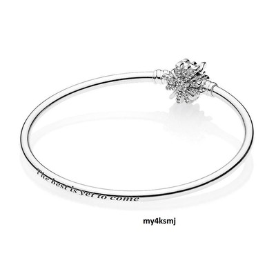 Браслет бэнгл moments открытый в pandora rose