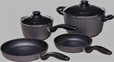 Swiss Diamond HD Classic Nonstick 6-Piece Cookware Set - New