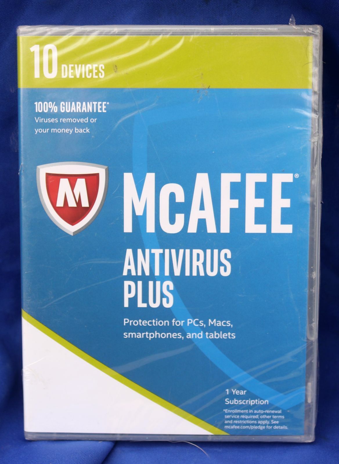 McAfee  ANTIVIRUS PLUS 10 DEVICES NEW FREE SHIPPING