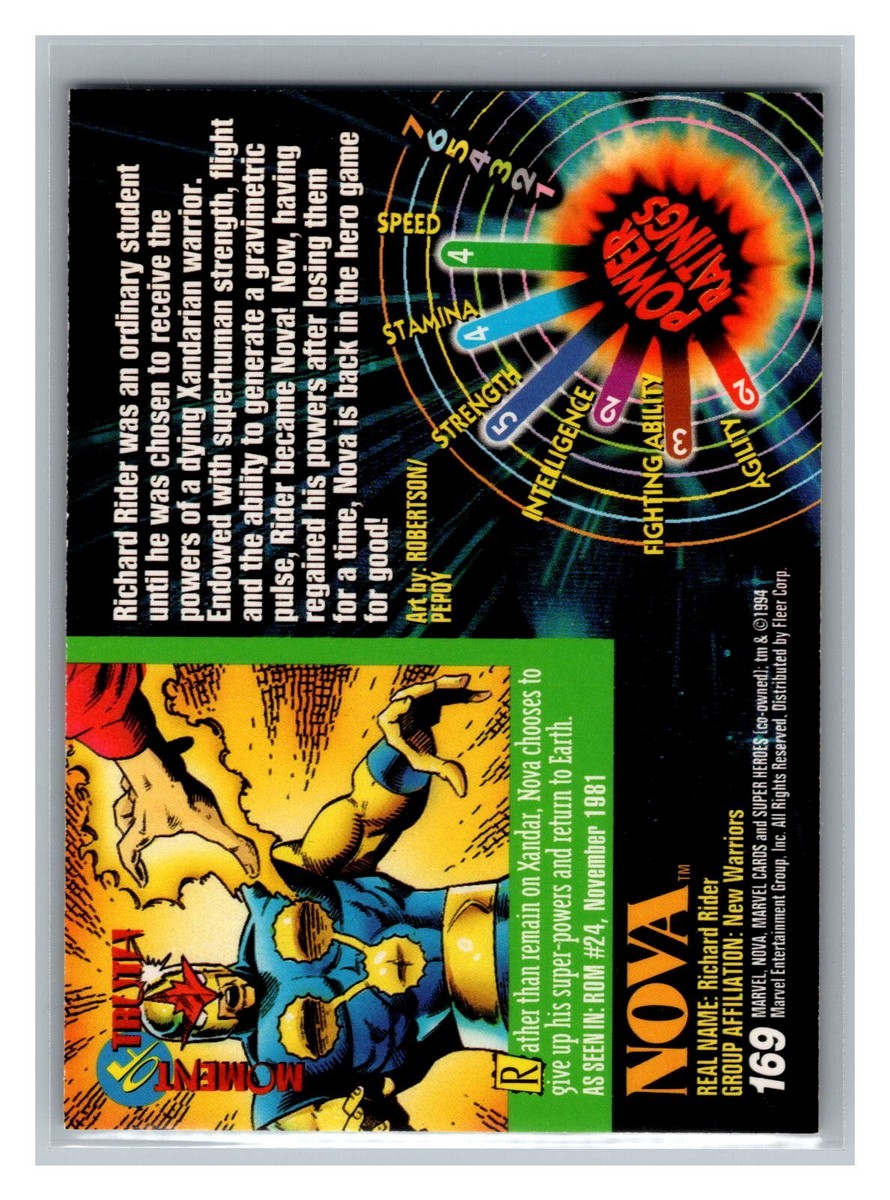 Marvel Universe Nova #169 | eBay