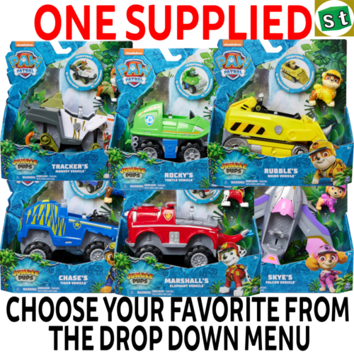 Paw Patrol Jungle Pups Themed Vehicles - ONE SUPPLIED YOU CHOOSE - Picture 1 of 7