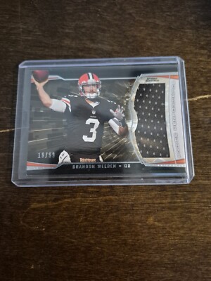 2013 Topps Prime Performance Brandon Weeden Relic #/99 Cleveland Browns
