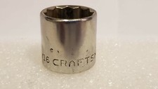 Craftsman USA 3/8" DR =V= series short Socket 12 point Made in USA