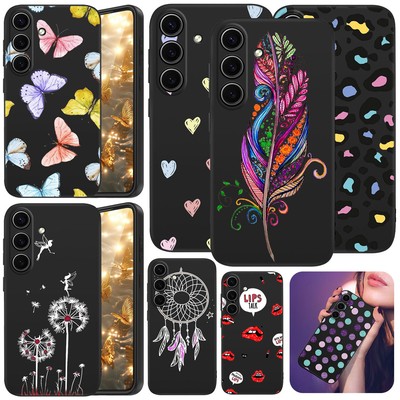 For Samsung Galaxy A16 A54 A15 A35 A25 Pretty Pattern Case Soft TPU Phone Cover 