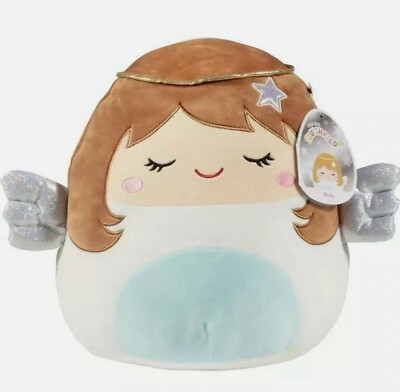 Squishmallow Nicky Christmas Angel 14'' 2021 NEW Holiday KellyToy 