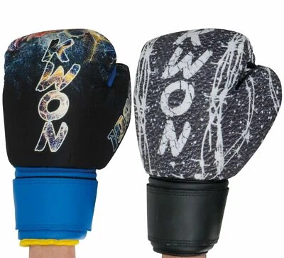 KWON Kinder Jugend Boxhandschuhe Thai Barbed Future 8 oz Kids Mini Kickboxen MMA