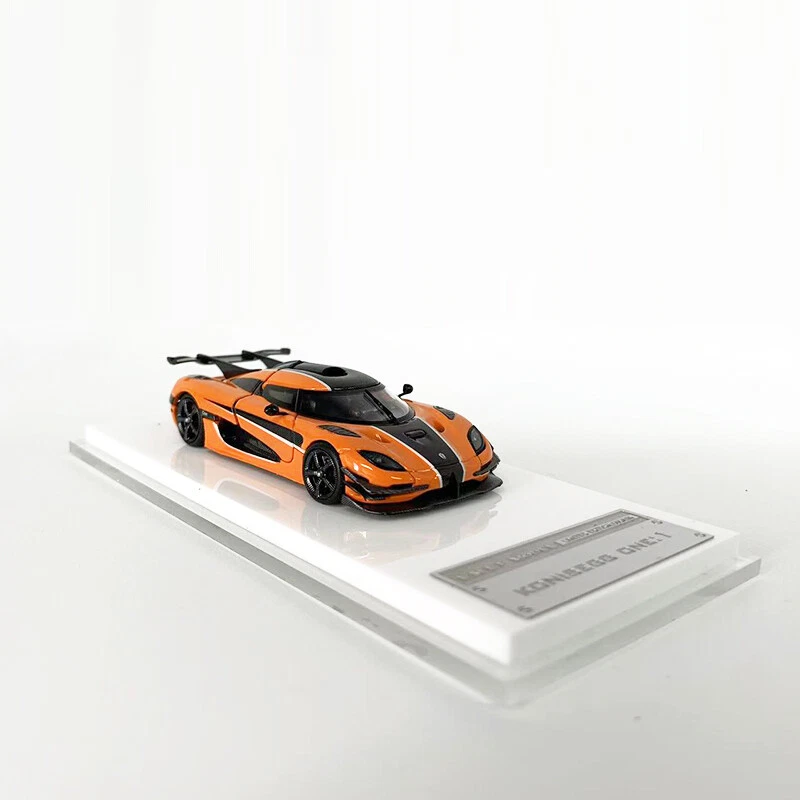 LMLF 1:64 Orange Super Racing Diecast Metal Sports Car Model