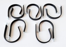 (11) McMASTER-CARR 3" ID X 3-7/8" Long Vibration-Damping Loop Clamp Galvanized