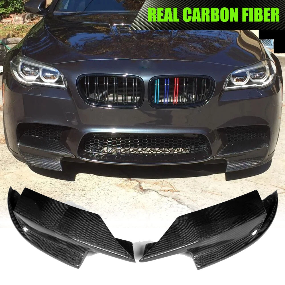 BMW 5 Series F10 Black Gloss, Carbon Fiber, or Tri Color Grilles