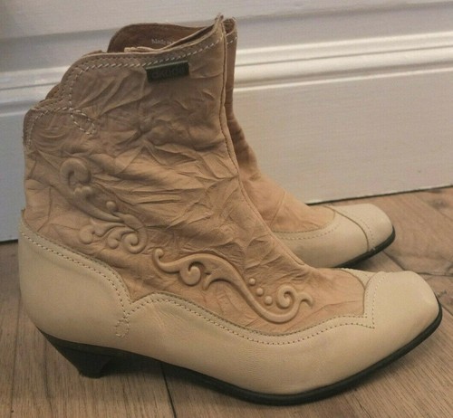 Bonitos botines de cuero dkode talla beige (*) eBay